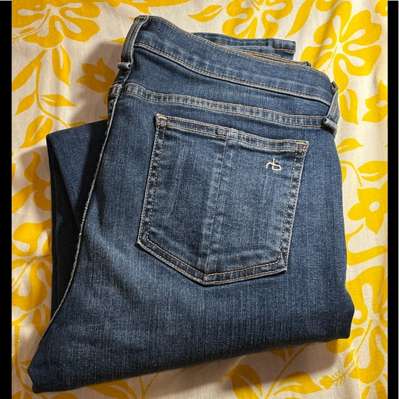 👖 RAG & BONE Blue Distressed Vashon Skinny Jeans Size 29. EUC - Picture 9 of 13